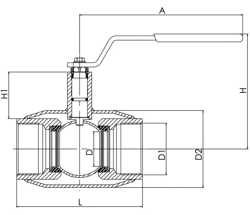 Краны шаровые стальные